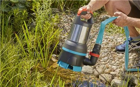 Насос дренажный для грязной и чистой воды Gardena 15000 2в1 09048-20