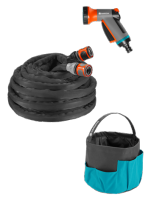 Шланг текстильный Liano 13 мм (1/2"), 10 м с комплектом для полива и сумкой для хранения Gardena 18429-20