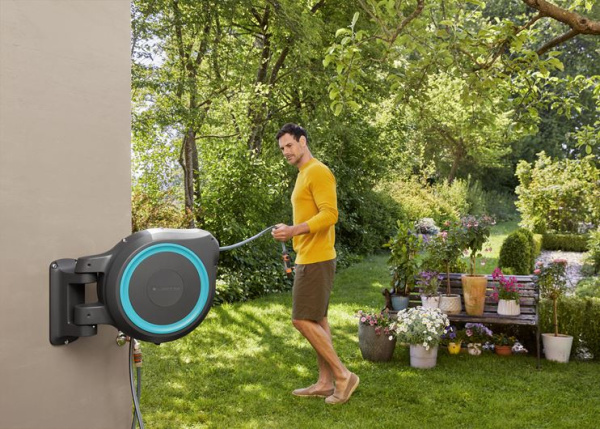 Катушка со шлангом настенная автоматическая Gardena Box RollUp L 18620-20A