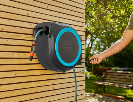 Катушка со шлангом настенная автоматическая Gardena Box RollUp L 18620-20A